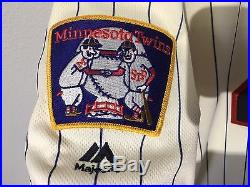 Eddie Rosario 2017 Jackie Robinson Day Game Used Worn Jersey Minnesota Twins MLB