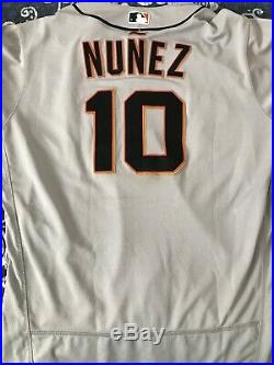Eduardo Nunez Game Used Jersey. MLB Authenticated! Used On 9/23/16 Vs SD