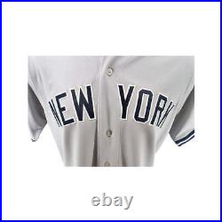 Eric Chavez NY Yankees 2011 Game Used Worn Opening Day Grey Jersey (Steiner LOA)