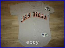 Eric Owens 1999 San Diego Padres Team Game Baseball MLB Jersey 44 AUTO Signed