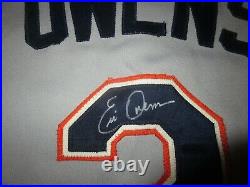 Eric Owens 1999 San Diego Padres Team Game Baseball MLB Jersey 44 AUTO Signed