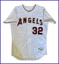 Erick Aybar Anaheim ANGELS Game-Worn Home Jersey #32 Used Uniform! MLB LA CA