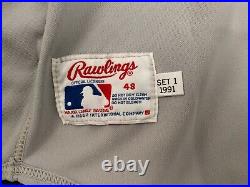 Erik Hanson 1991 Seattle Mariners #39 Game Used Road Grey Jersey (With COA)