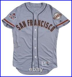Evan Longoria San Francisco Giants Signed Game Used Jersey MLB Holo L. A. Dodgers