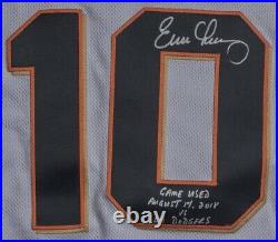 Evan Longoria San Francisco Giants Signed Game Used Jersey MLB Holo L. A. Dodgers