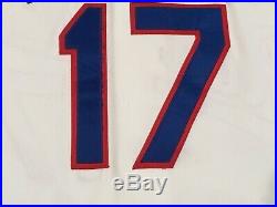 FRED MANRIQUE size 42 TEXAS RANGERS 1989 game used jersey home white original