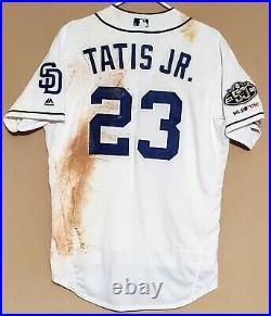 Fernando Tatis Jr. San Diego Padres Game Used Worn Home Rookie Homerun Jersey