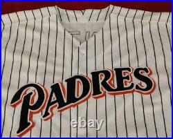 Fernando Valenzula Signed San Diego Padres Russell Athletic Game Worn Jersey