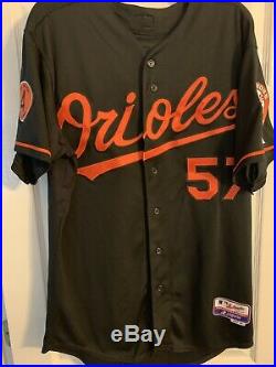 Fransisco Rodriguez Game Used Worn Orioles Jersey Angels Mets Brewers Tigers