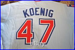 Fred Koenig 1979 Texas Rangers game used jersey