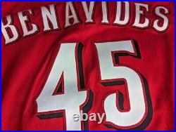 Freddie Benavides Cincinnati Reds 2023 Nike Team Issued Home Alternate Jersey