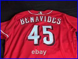 Freddie Benavides Cincinnati Reds 2023 Nike Team Issued Home Alternate Jersey
