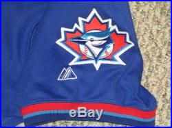 Fullmer #20 sz 50 2000 Toronto Blue Jays Game used jersey Alternate Blue COA