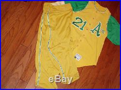 GAME USED 1963 KANSAS CITY A's VINTAGE FLANNEL BASEBALL PANTS JIMMY DYKES JERSEY