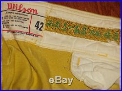 GAME USED 1963 KANSAS CITY A's VINTAGE FLANNEL BASEBALL PANTS JIMMY DYKES JERSEY