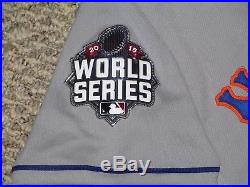 GAME USED WORLD SERIES size 46 Johnson 2015 Mets game used jersey MLB HOLOGRAM