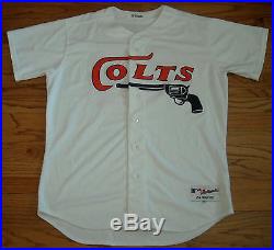 Game Used/worn Jimmy Paredes Houston Astros/colt 45's Throwback Jersey Sz 50