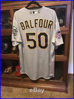GRANT BALFOUR 2013 Oakland As All-Star Game Worn Used Jersey