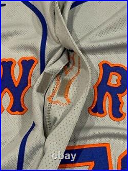 GRULLON size 50 2021 New York Mets game jersey issued road gray SEAVER 41 MLB