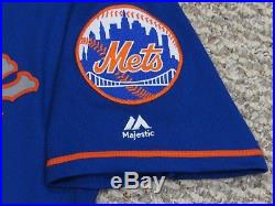 GSELLMAN size 46 #65 2018 New York Mets game used jersey road blue MLB RUSTY