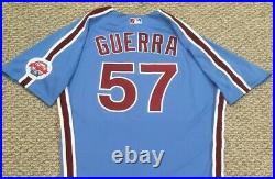 GUERRA #57 size 50 2020 PHILADELPHIA PHILLIES Home RETRO Game Jersey issue MLB