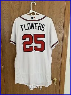 Game Used 2018 Atlant Braves Tyler Flowers Jersey