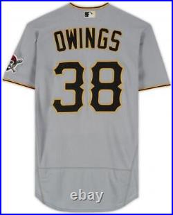 Game Used Chris Owings Pirates Jersey Fanatics Authentic COA Item#13265663