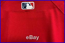 Game Used Christian Vazquez Boston Red Sox Home Alternate Jersey MLB 2016 Season