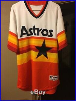 Game Used Houston Astros Tbtc Rainbow Jersey