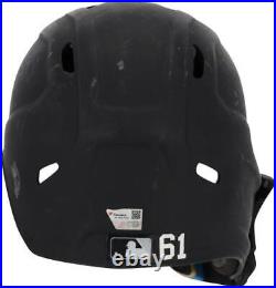 Game Used Jake Bauers Yankees Helmet Fanatics Authentic COA Item#13226715