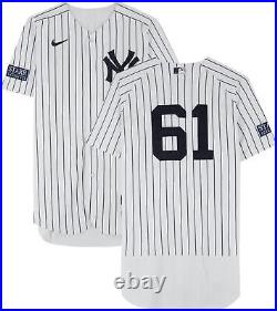 Game Used Jake Bauers Yankees Jersey Fanatics Authentic COA Item#13120011