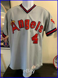 Game Used Worn Bobby Bob Grich California Angels Jersey 1982 1984
