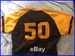 Game Used Worn San Diego Padres 1976 Road/Alt Jersey Extremely Rare