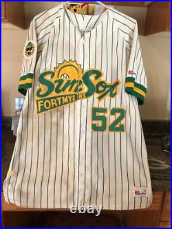 Game Worn Bud Anderson Fort Myers Sun Sox Sr. League Jersey #52 Pants Included
