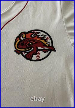 Game Worn Florida Fire Frogs (Braves) Home Jersey #12 MiLB Advanced A