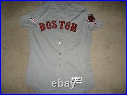 Game Worn/Issued Michael Chavis Boston Red Sox Jersey-Pittsburgh Pirates