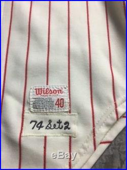 Game Worn Jersey 1974 Chicago White Sox Game Used