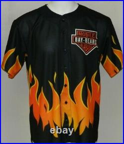 Game Worn Mobile Bay Bears (Padres) Harley Night Jersey #39 Size 48