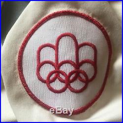 Game Worn Used Montreal Expos Jersey Jim Dwyer 1976 Olympic patch