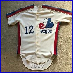 Game Worn/Used Montreal Expos Jersey Mike Phillips