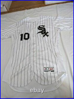 Game used sz 44 #10 Austin Jackson Flex Base Chicago White Sox jersey