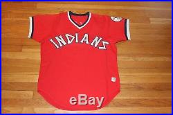Game worn Cleveland Indians jersey