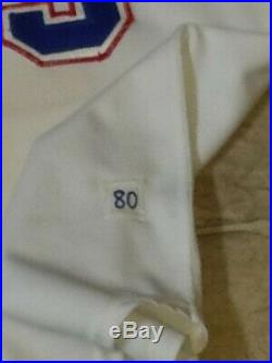 Game worn1980 Braves Bill Nahoroodny jersey All original