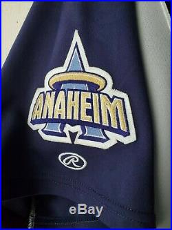 Garrett Anderson Anaheim / Los Angeles Angels Game Worn used Jersey 2000 Season