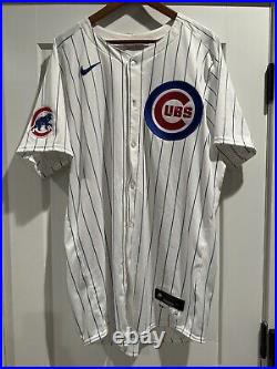 Garrett Cooper 2024 Team Issued Chicago Cubs Home Jersey MLB Authenticated