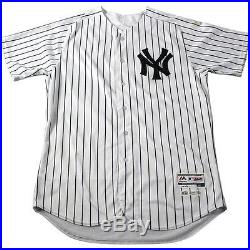 Gary Sanchez New York Yankees 2017 Game Used #24 Pinstripe Jersey (5/12/2017)