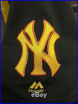 Gary Sanchez Used BP Jersey 2016 All-Star Futures Game -ROY Yankee-History-1/1