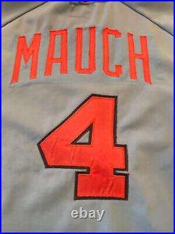 Gene Mauch 1977 Game Used Minnesota Twins Jersey Vintage (Carew MVP Season!)