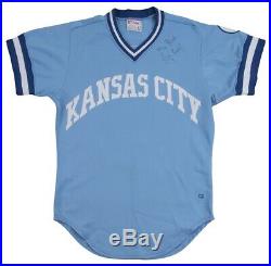 George Brett Kansas City Royals Game Used Worn Jersey 1982 LOA Signed