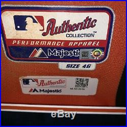 George Springer Houston Astros Game Used Worn Jersey 2015 MLB Auth Framed Dirty